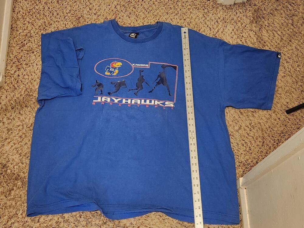 Vintage Starter Kansas Basketball Shirt Size 3EG 3X Extra Grande